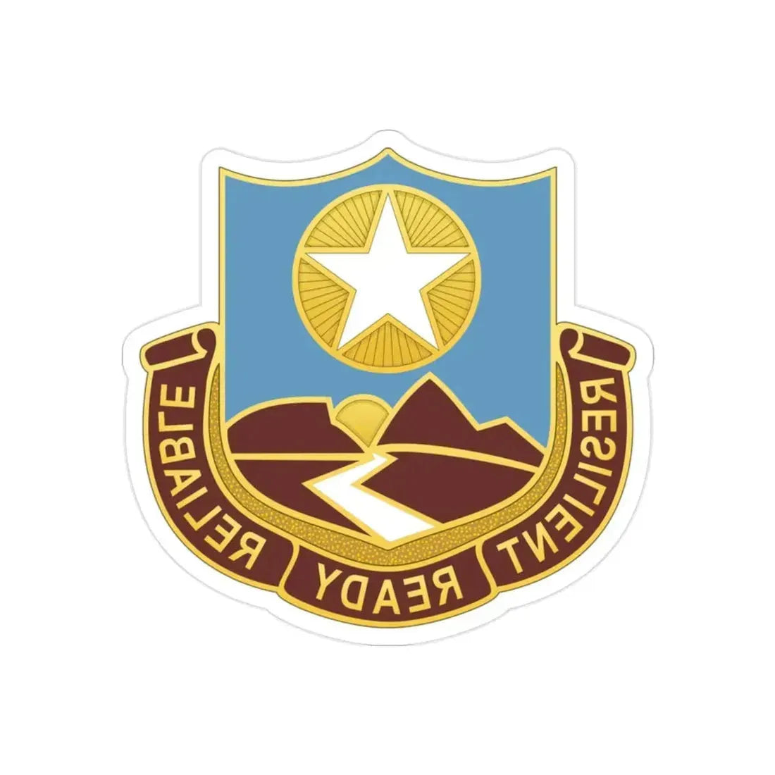 Dental Health Activity Fort Bliss (U.S. Army) REVERSE PRINT Transparent Die-Cut STICKER 2 Inch Die-Cut Transparent - The Sticker Space