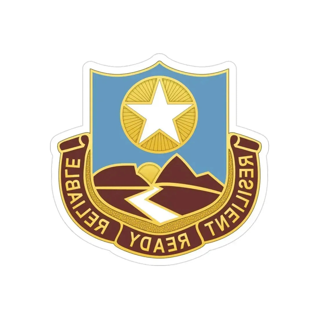 Dental Health Activity Fort Bliss (U.S. Army) REVERSE PRINT Transparent Die-Cut STICKER 3 Inch Die-Cut Transparent - The Sticker Space