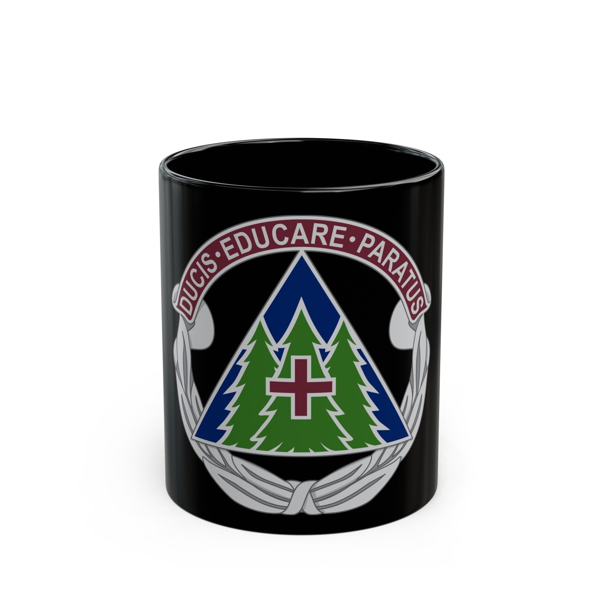 Dental Health Activity Fort Bragg (U.S. Army) Black Coffee Mug-11oz-The Sticker Space