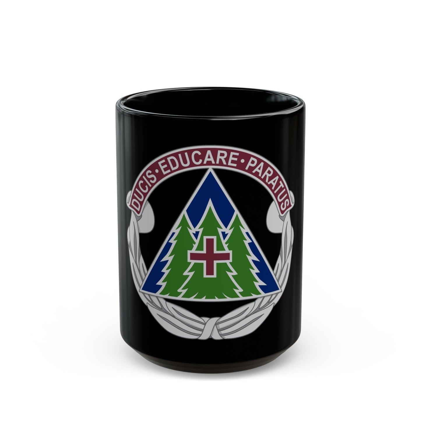 Dental Health Activity Fort Bragg (U.S. Army) Black Coffee Mug-15oz-The Sticker Space