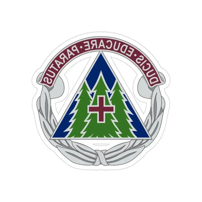 Dental Health Activity Fort Bragg (U.S. Army) REVERSE PRINT Transparent Die-Cut STICKER - The Sticker Space