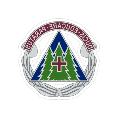 Dental Health Activity Fort Bragg (U.S. Army) REVERSE PRINT Transparent Die-Cut STICKER - The Sticker Space
