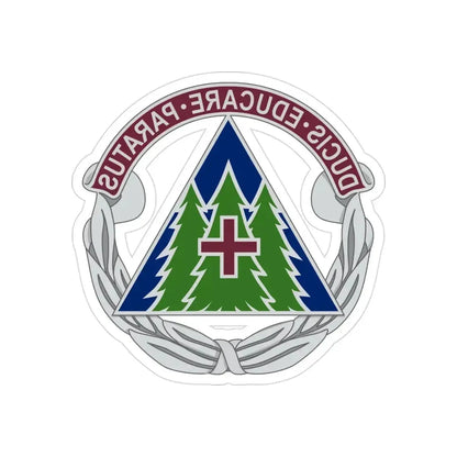 Dental Health Activity Fort Bragg (U.S. Army) REVERSE PRINT Transparent Die-Cut STICKER - The Sticker Space