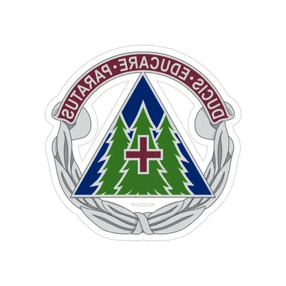 Dental Health Activity Fort Bragg (U.S. Army) REVERSE PRINT Transparent Die-Cut STICKER - The Sticker Space