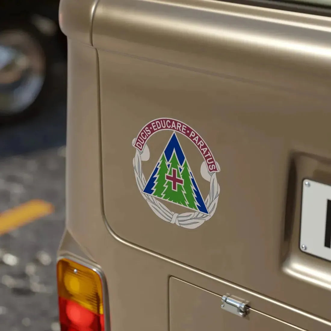 Dental Health Activity Fort Bragg (U.S. Army) Transparent STICKER Die-Cut Vinyl Decal - The Sticker Space