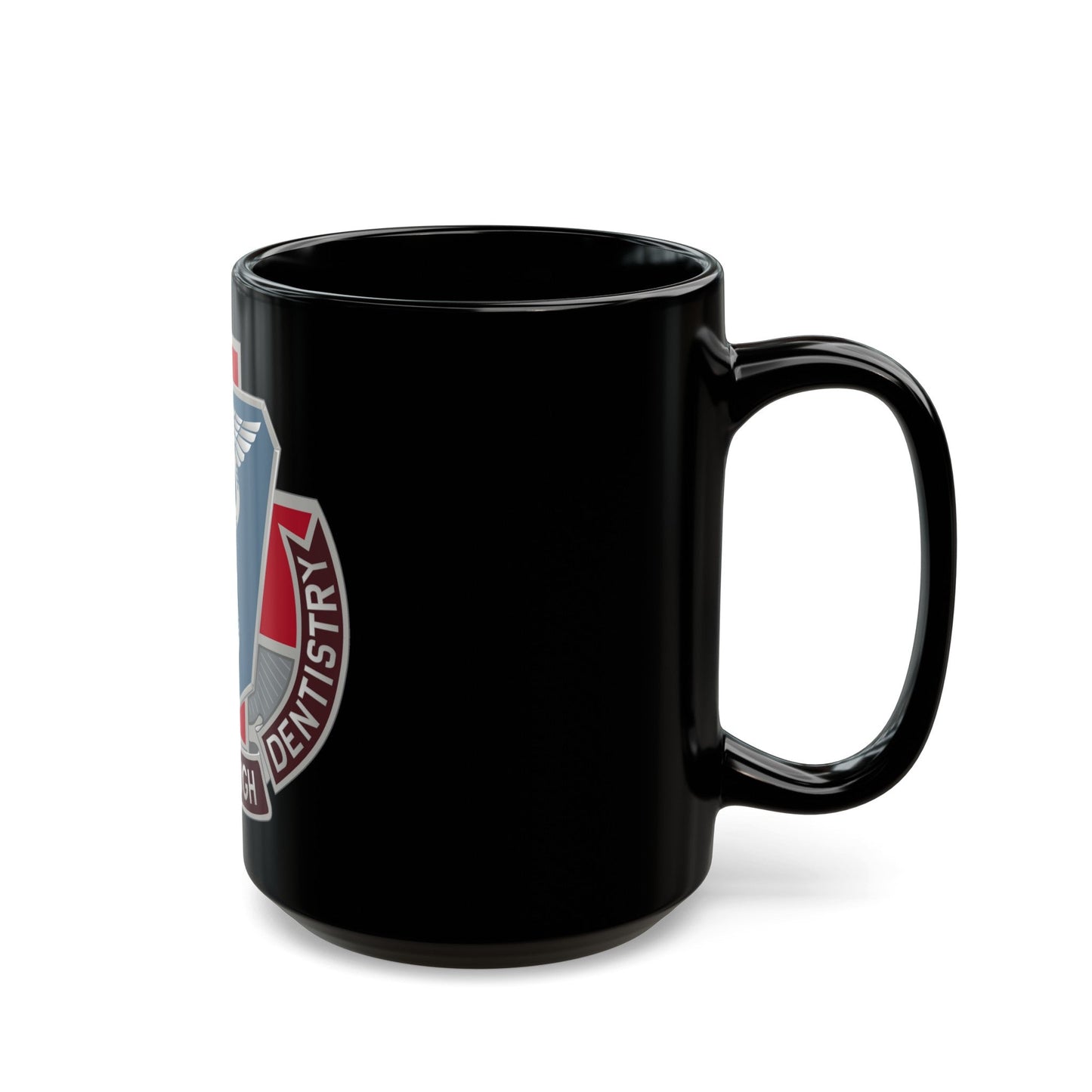 Dental Health Activity Fort Campbell (U.S. Army) Black Coffee Mug-The Sticker Space