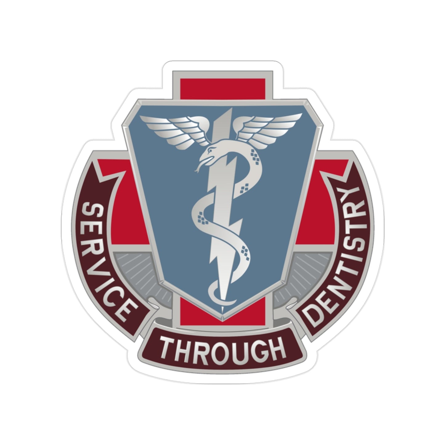 Dental Health Activity Fort Campbell (U.S. Army) Transparent STICKER Die-Cut Vinyl Decal-2 Inch-The Sticker Space