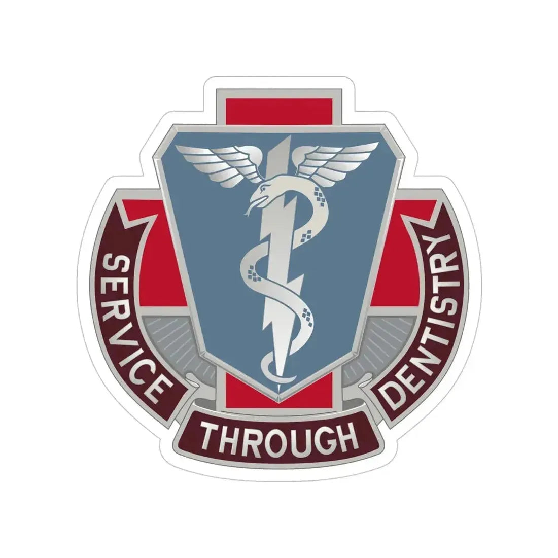 Dental Health Activity Fort Campbell (U.S. Army) Transparent STICKER Die-Cut Vinyl Decal 4 Inch - The Sticker Space