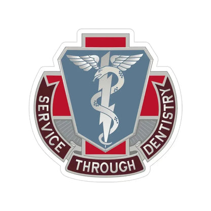 Dental Health Activity Fort Campbell (U.S. Army) Transparent STICKER Die-Cut Vinyl Decal 4 Inch - The Sticker Space