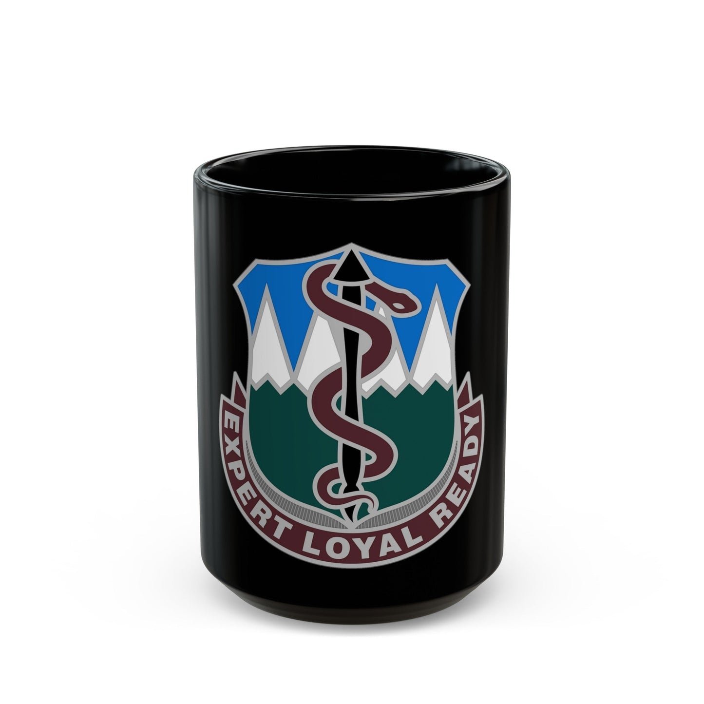 Dental Health Activity Fort Carson (U.S. Army) Black Coffee Mug-15oz-The Sticker Space