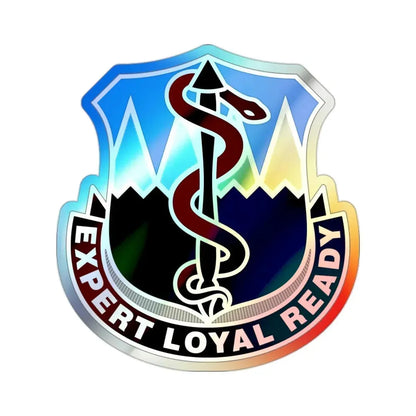 Dental Health Activity Fort Carson (U.S. Army) Holographic STICKER Die-Cut Vinyl Decal 2 Inch Holographic - The Sticker Space