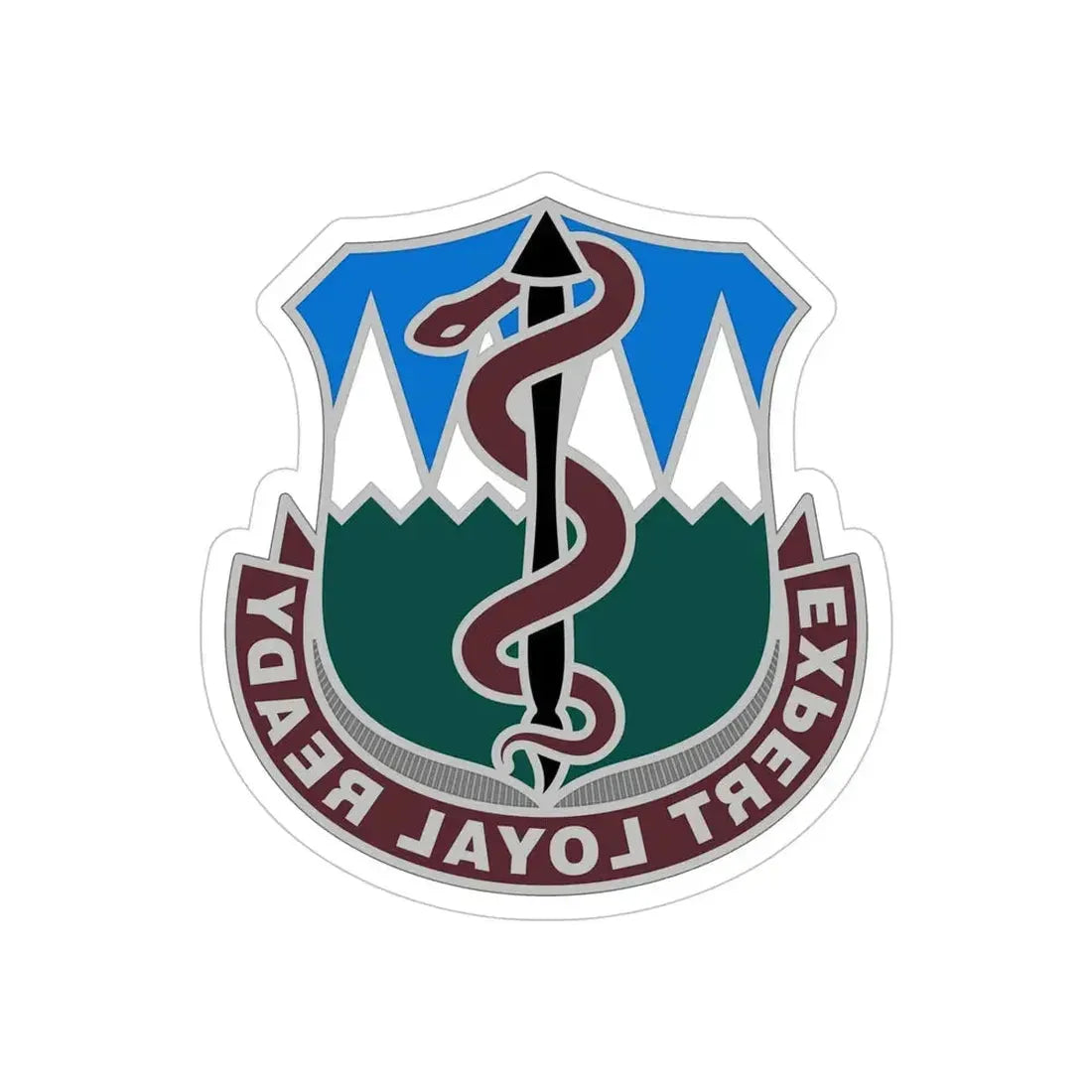 Dental Health Activity Fort Carson (U.S. Army) REVERSE PRINT Transparent Die-Cut STICKER 5 Inch Die-Cut Transparent - The Sticker Space