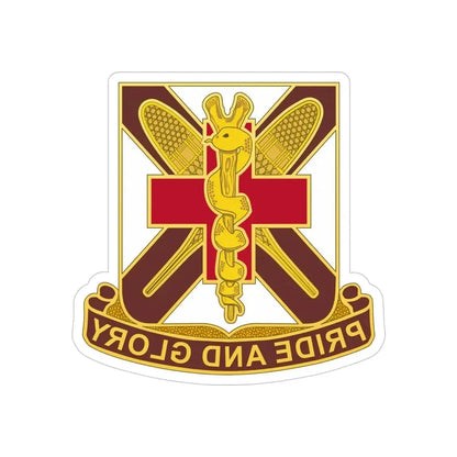 Dental Health Activity Fort Drum (U.S. Army) REVERSE PRINT Transparent Die-Cut STICKER 4 Inch Die-Cut Transparent - The Sticker Space