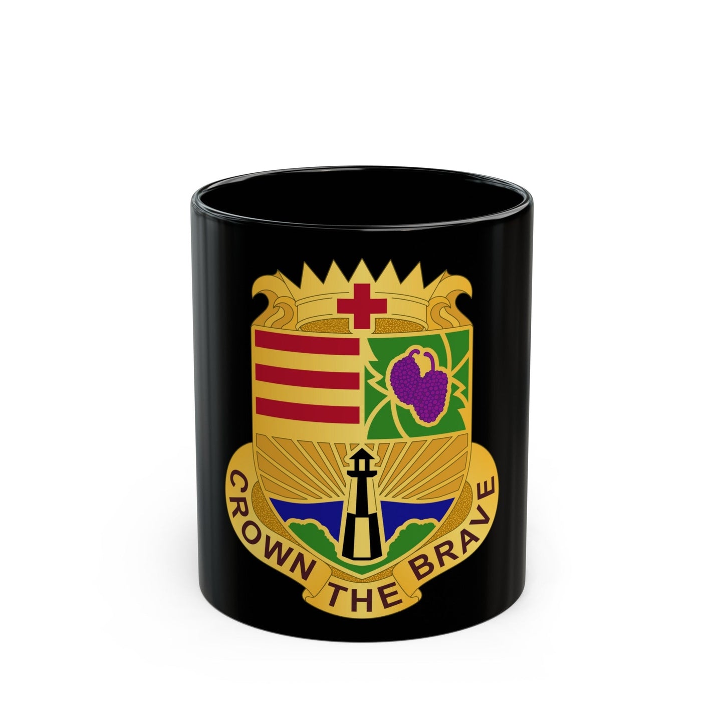 Dental Health Activity Fort Eustis (U.S. Army) Black Coffee Mug-11oz-The Sticker Space