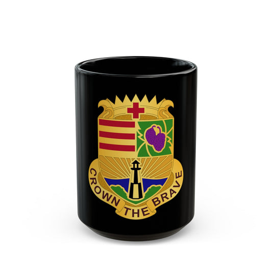 Dental Health Activity Fort Eustis (U.S. Army) Black Coffee Mug-15oz-The Sticker Space