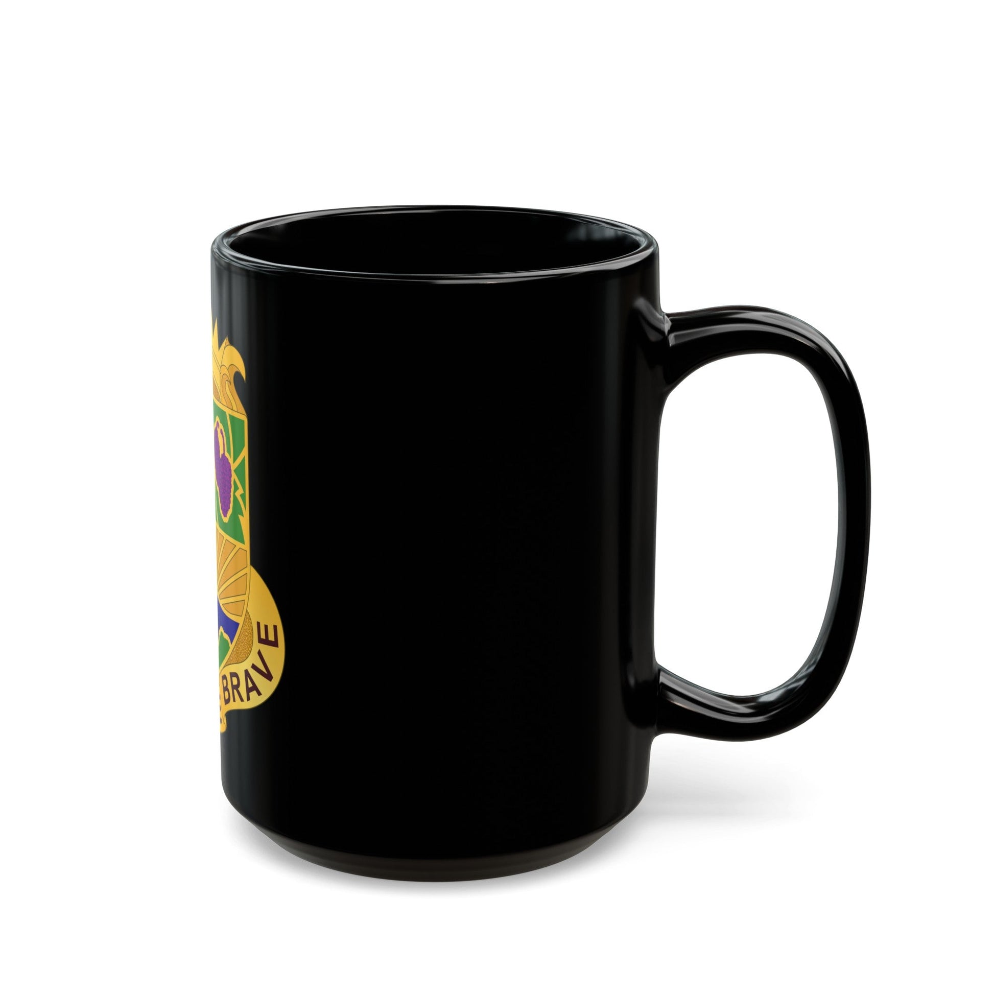 Dental Health Activity Fort Eustis (U.S. Army) Black Coffee Mug-The Sticker Space