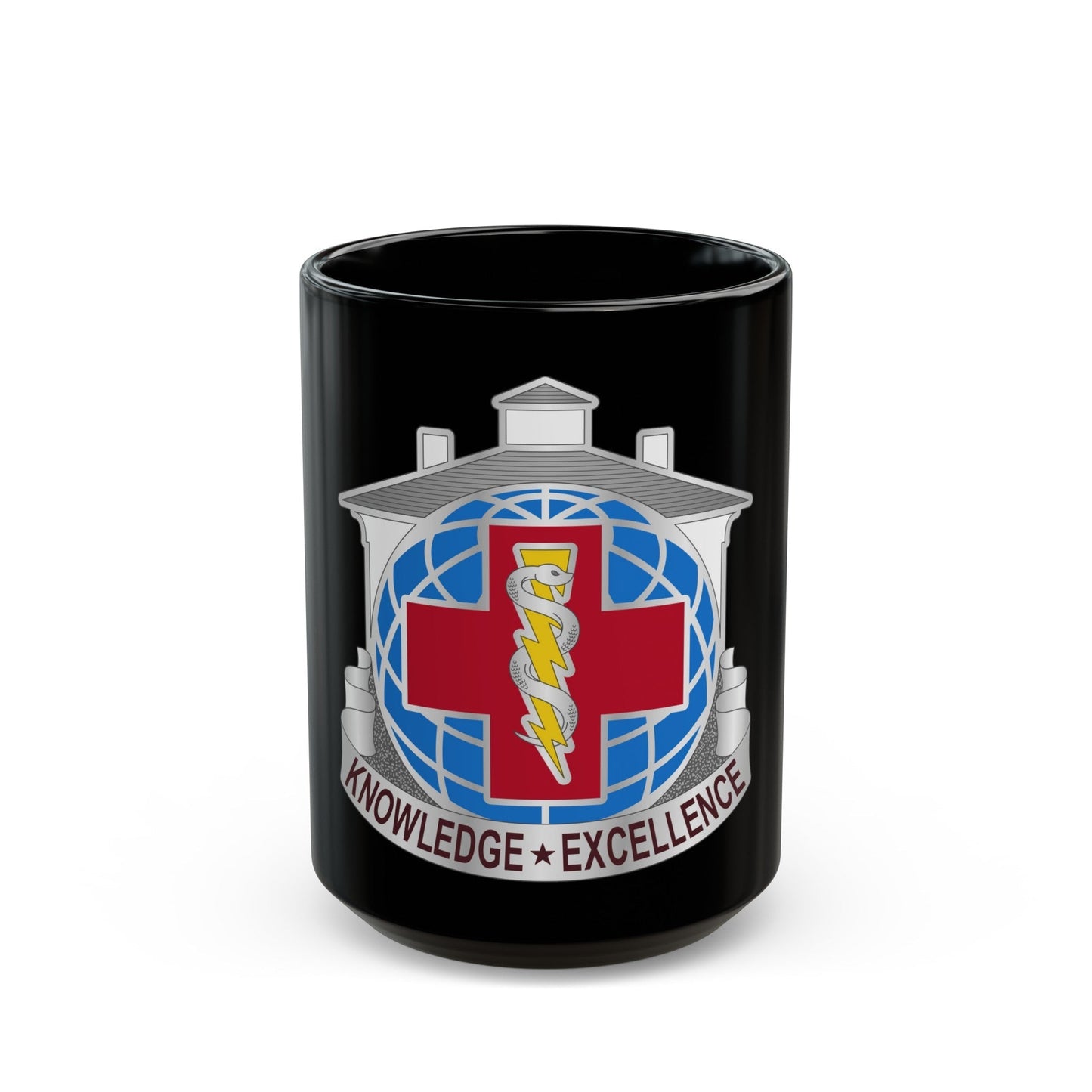 Dental Health Activity Fort Gordon (U.S. Army) Black Coffee Mug-15oz-The Sticker Space