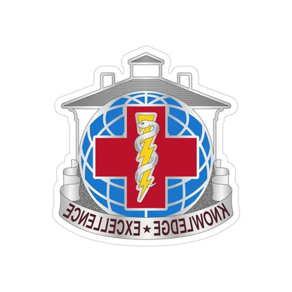 Dental Health Activity Fort Gordon (U.S. Army) REVERSE PRINT Transparent Die-Cut STICKER - The Sticker Space