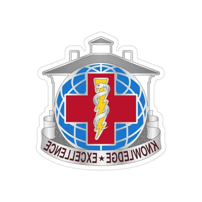 Dental Health Activity Fort Gordon (U.S. Army) REVERSE PRINT Transparent Die-Cut STICKER - The Sticker Space