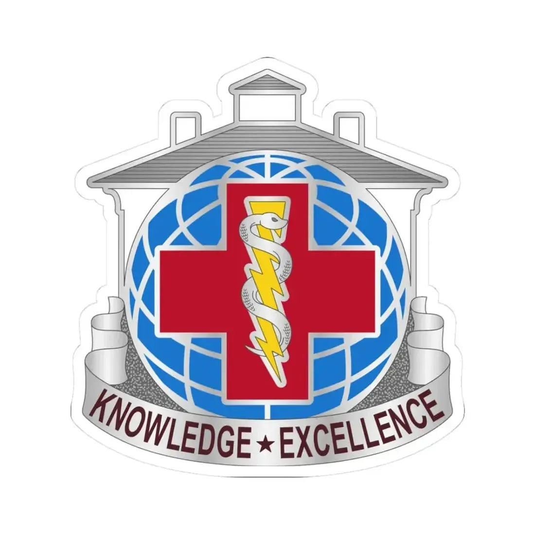 Dental Health Activity Fort Gordon (U.S. Army) STICKER Vinyl Kiss-Cut Decal 3 Inch White - The Sticker Space