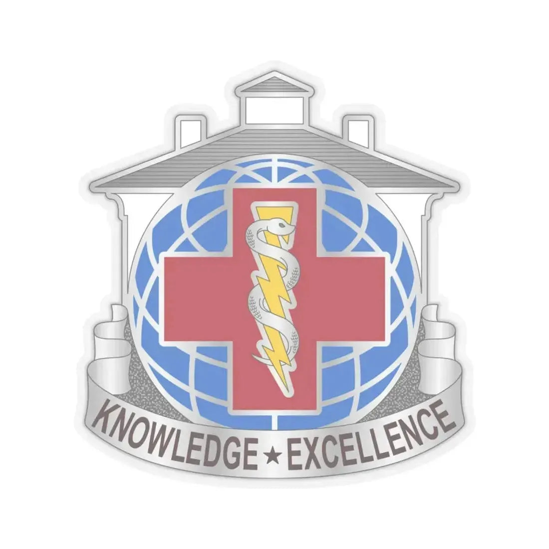 Dental Health Activity Fort Gordon (U.S. Army) STICKER Vinyl Kiss-Cut Decal 6 Inch Transparent - The Sticker Space