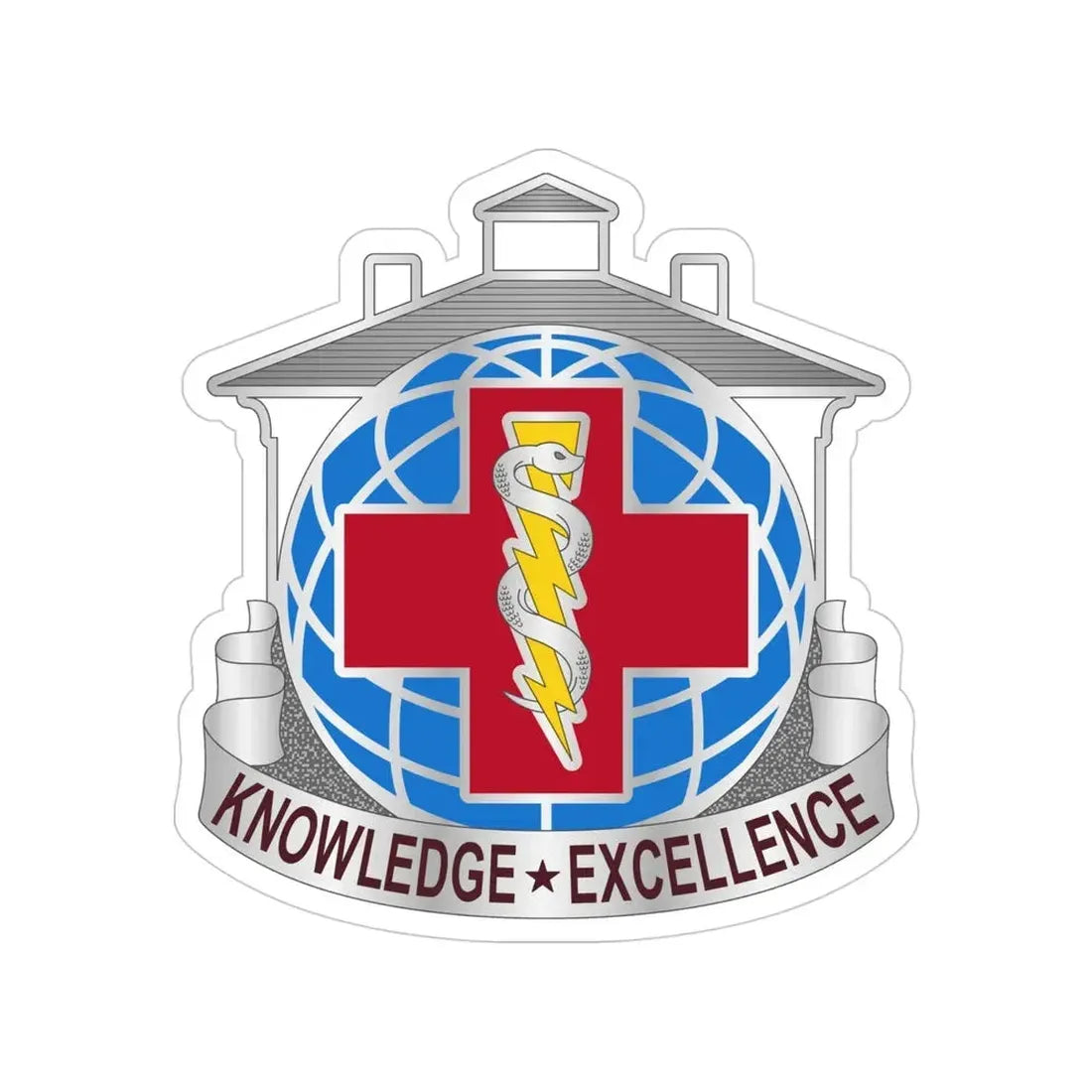 Dental Health Activity Fort Gordon (U.S. Army) Transparent STICKER Die-Cut Vinyl Decal 4 Inch - The Sticker Space