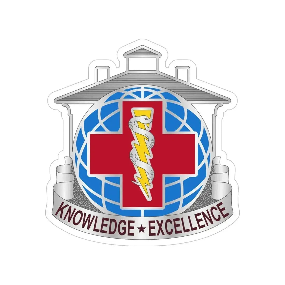 Dental Health Activity Fort Gordon (U.S. Army) Transparent STICKER Die-Cut Vinyl Decal 5 Inch - The Sticker Space