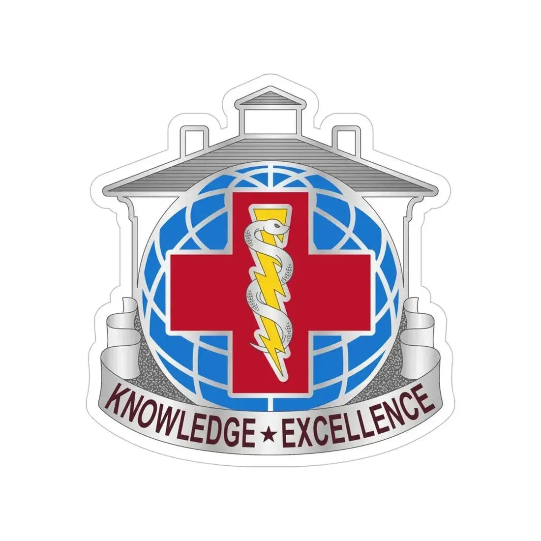 Dental Health Activity Fort Gordon (U.S. Army) Transparent STICKER Die-Cut Vinyl Decal 6 Inch - The Sticker Space