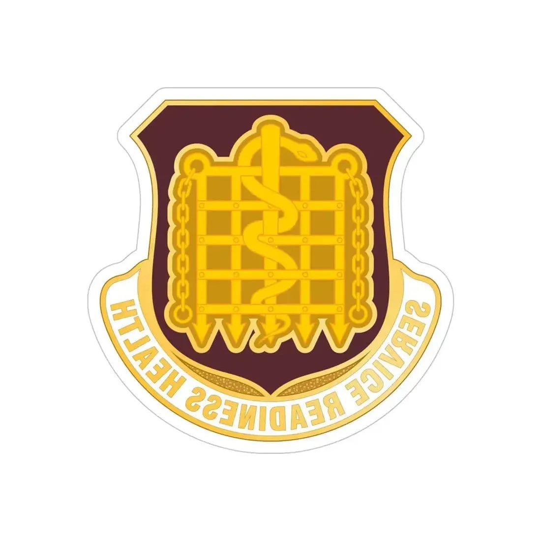 Dental Health Activity Fort Knox (U.S. Army) REVERSE PRINT Transparent Die-Cut STICKER 5 Inch Die-Cut Transparent - The Sticker Space