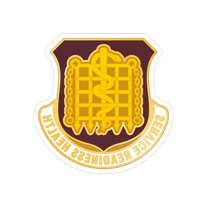 Dental Health Activity Fort Knox (U.S. Army) REVERSE PRINT Transparent Die-Cut STICKER - The Sticker Space