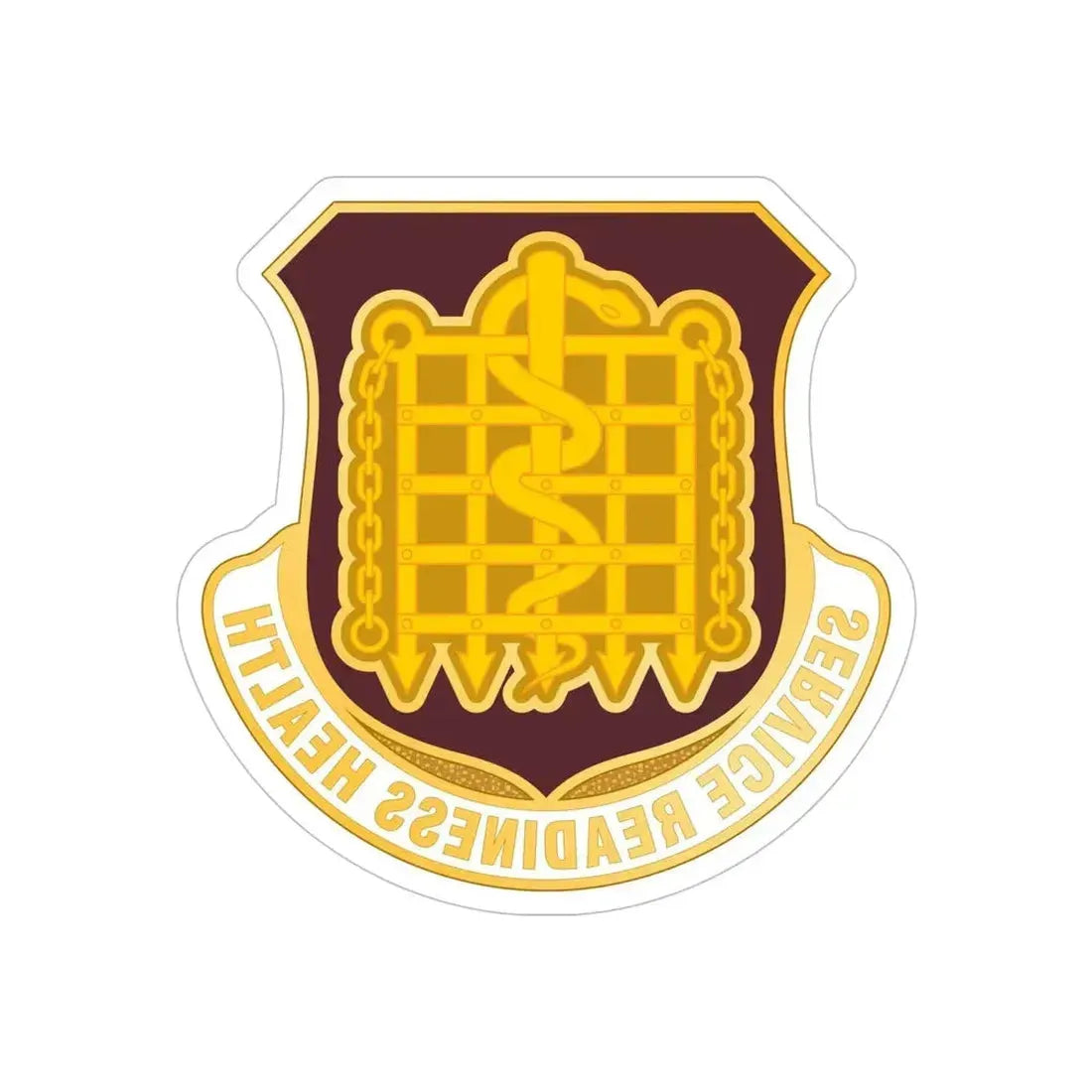 Dental Health Activity Fort Knox (U.S. Army) REVERSE PRINT Transparent Die-Cut STICKER - The Sticker Space