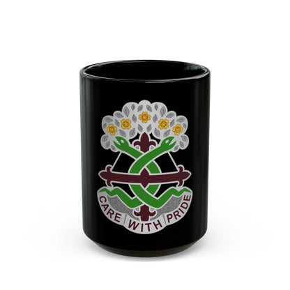 Dental Health Activity Fort Leonard Wood (U.S. Army) Black Coffee Mug-15oz-The Sticker Space