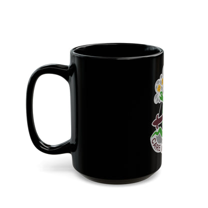 Dental Health Activity Fort Leonard Wood (U.S. Army) Black Coffee Mug-The Sticker Space