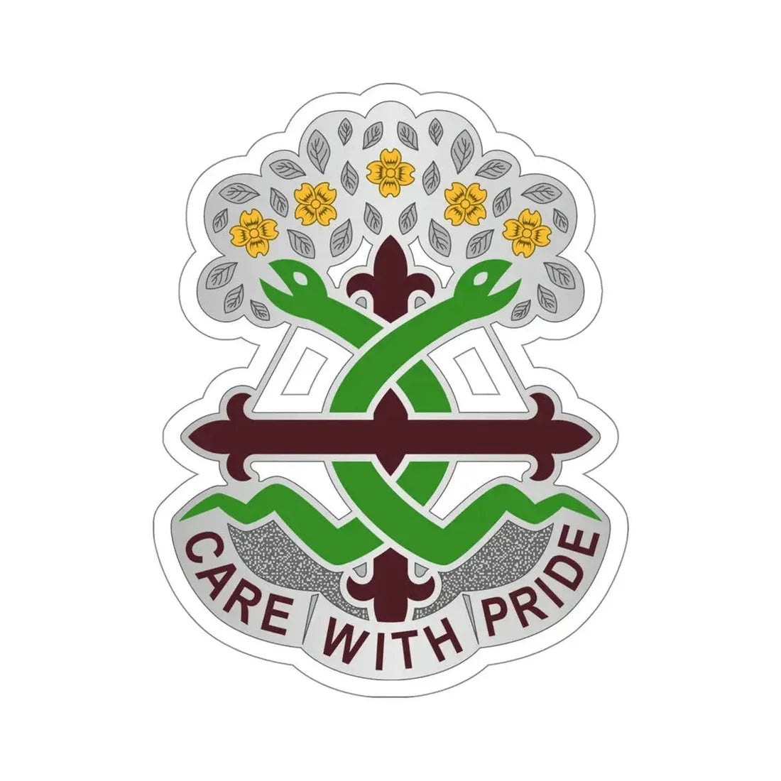 Dental Health Activity Fort Leonard Wood (U.S. Army) STICKER Vinyl Die-Cut Decal 5 Inch - The Sticker Space