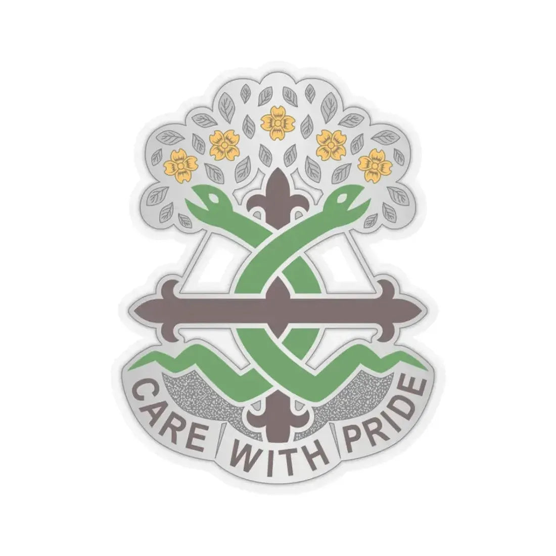 Dental Health Activity Fort Leonard Wood (U.S. Army) STICKER Vinyl Kiss-Cut Decal 3 Inch Transparent - The Sticker Space