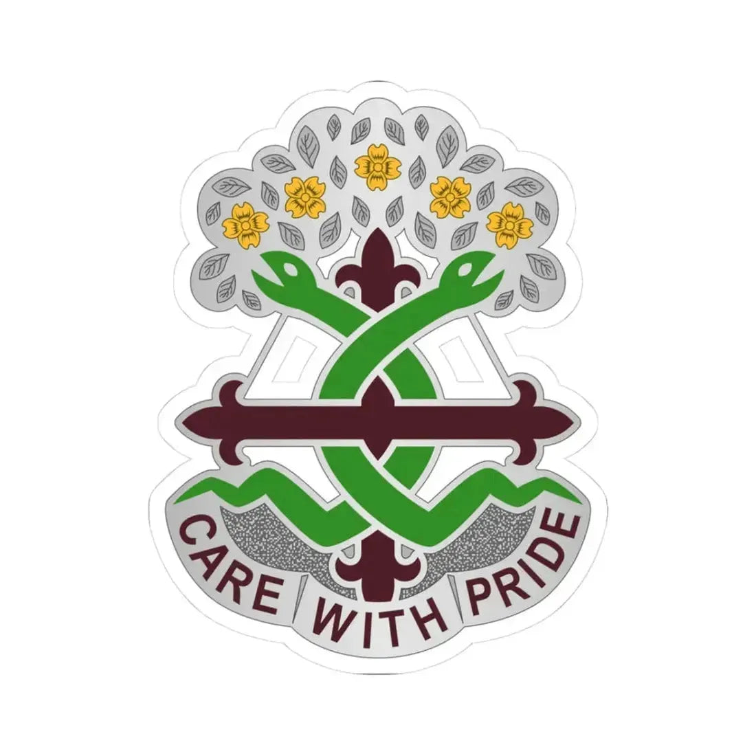 Dental Health Activity Fort Leonard Wood (U.S. Army) STICKER Vinyl Kiss-Cut Decal 3 Inch White - The Sticker Space