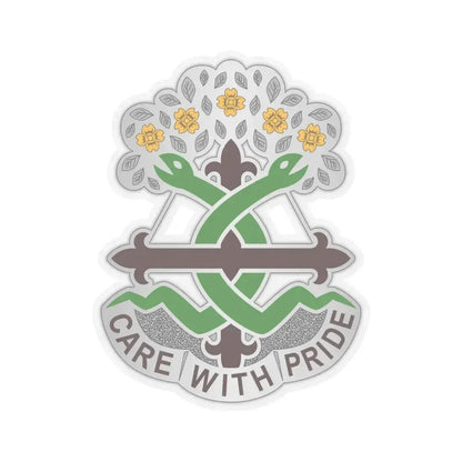 Dental Health Activity Fort Leonard Wood (U.S. Army) STICKER Vinyl Kiss-Cut Decal 4 Inch Transparent - The Sticker Space