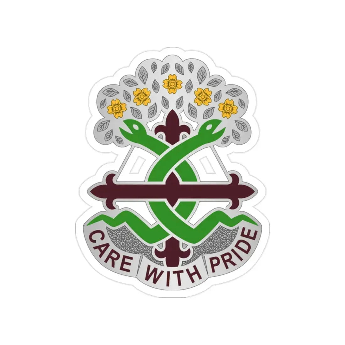 Dental Health Activity Fort Leonard Wood (U.S. Army) Transparent STICKER Die-Cut Vinyl Decal 2 Inch - The Sticker Space