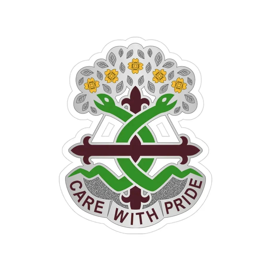 Dental Health Activity Fort Leonard Wood (U.S. Army) Transparent STICKER Die-Cut Vinyl Decal 3 Inch - The Sticker Space