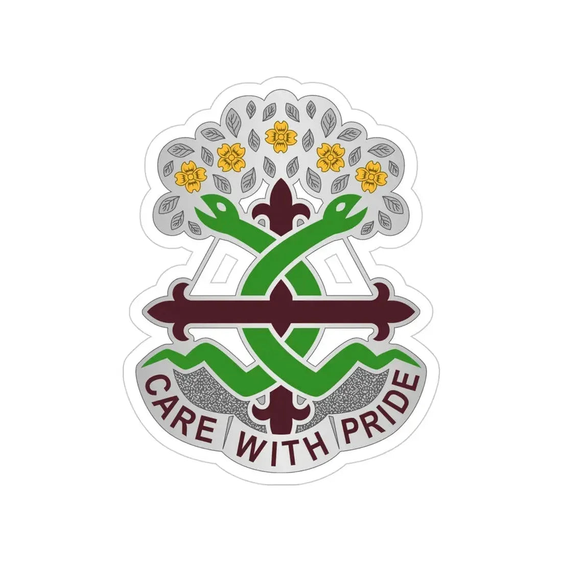 Dental Health Activity Fort Leonard Wood (U.S. Army) Transparent STICKER Die-Cut Vinyl Decal 4 Inch - The Sticker Space