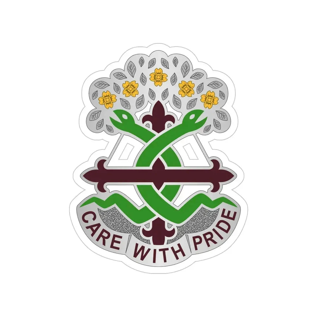 Dental Health Activity Fort Leonard Wood (U.S. Army) Transparent STICKER Die-Cut Vinyl Decal 6 Inch - The Sticker Space