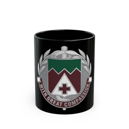 Dental Health Activity Fort Lewis (U.S. Army) Black Coffee Mug-11oz-The Sticker Space