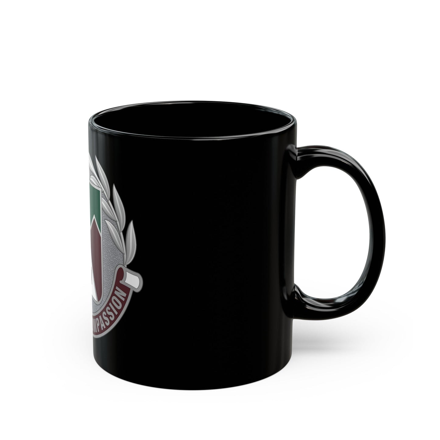 Dental Health Activity Fort Lewis (U.S. Army) Black Coffee Mug-The Sticker Space