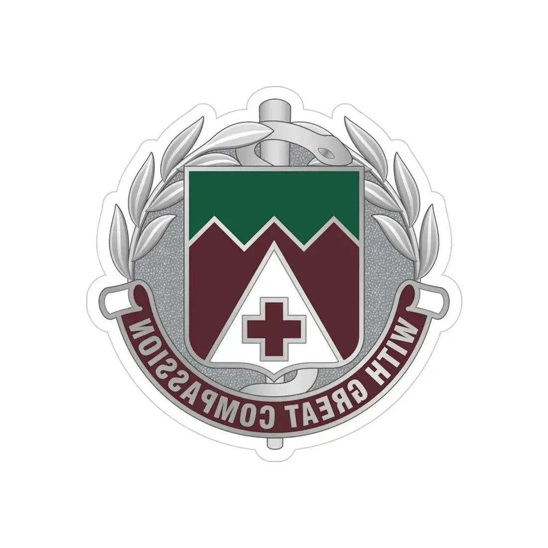 Dental Health Activity Fort Lewis (U.S. Army) REVERSE PRINT Transparent Die-Cut STICKER 4 Inch Die-Cut Transparent - The Sticker Space