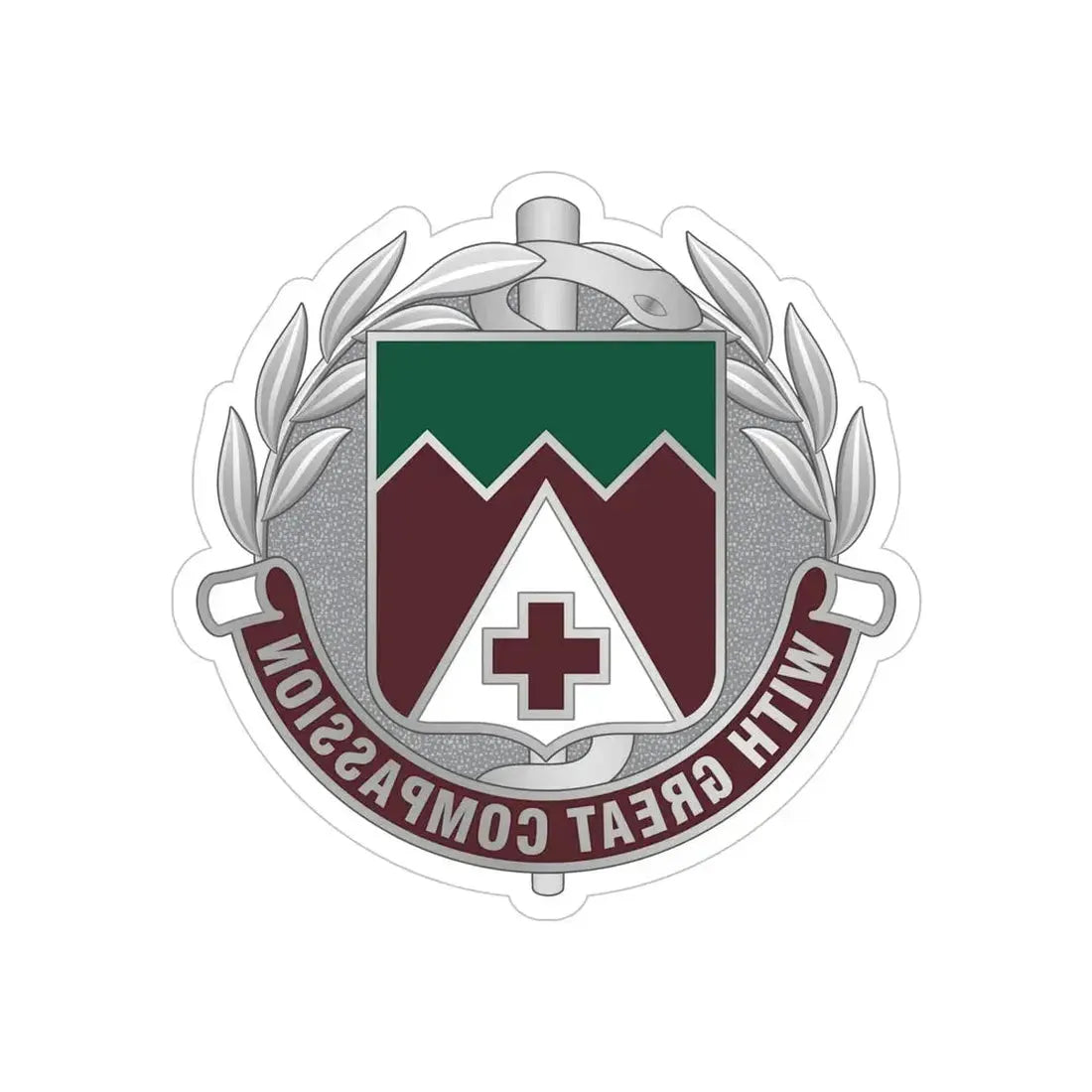 Dental Health Activity Fort Lewis (U.S. Army) REVERSE PRINT Transparent Die-Cut STICKER 5 Inch Die-Cut Transparent - The Sticker Space