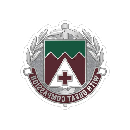 Dental Health Activity Fort Lewis (U.S. Army) REVERSE PRINT Transparent Die-Cut STICKER 6 Inch Die-Cut Transparent - The Sticker Space