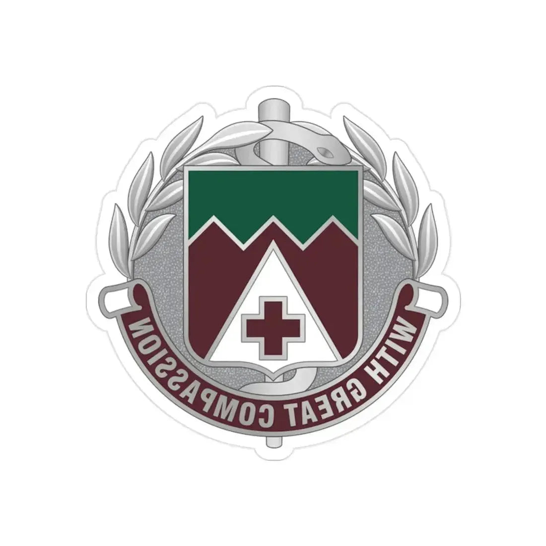 Dental Health Activity Fort Lewis (U.S. Army) REVERSE PRINT Transparent Die-Cut STICKER - The Sticker Space