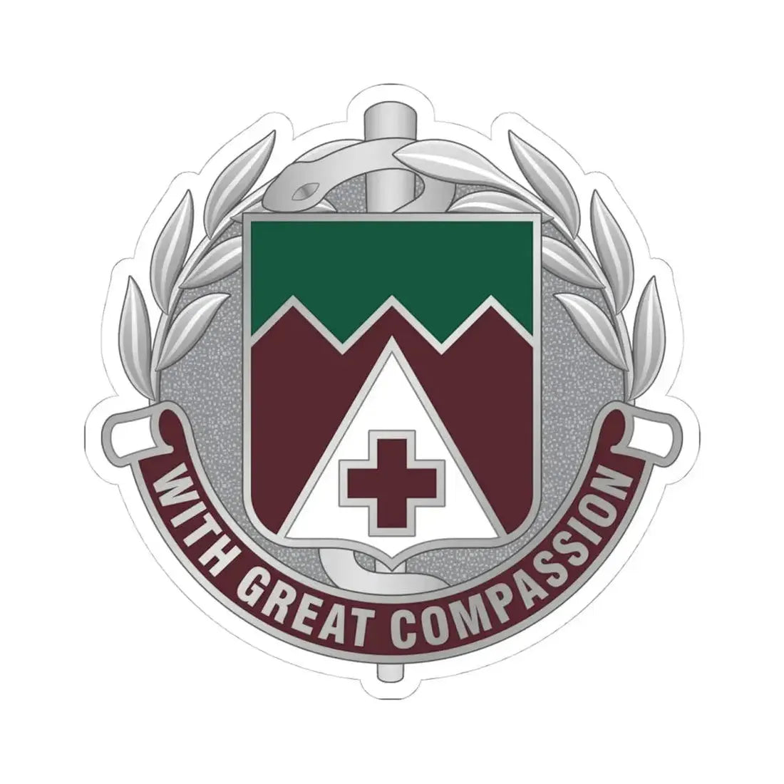 Dental Health Activity Fort Lewis (U.S. Army) STICKER Vinyl Kiss-Cut Decal 4 Inch White - The Sticker Space