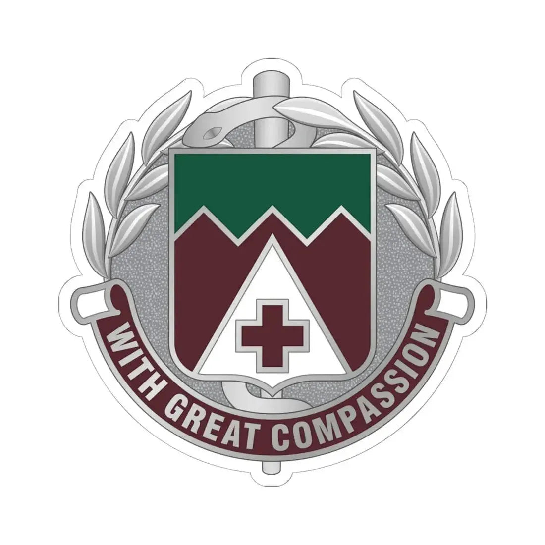 Dental Health Activity Fort Lewis (U.S. Army) STICKER Vinyl Kiss-Cut Decal 6 Inch White - The Sticker Space