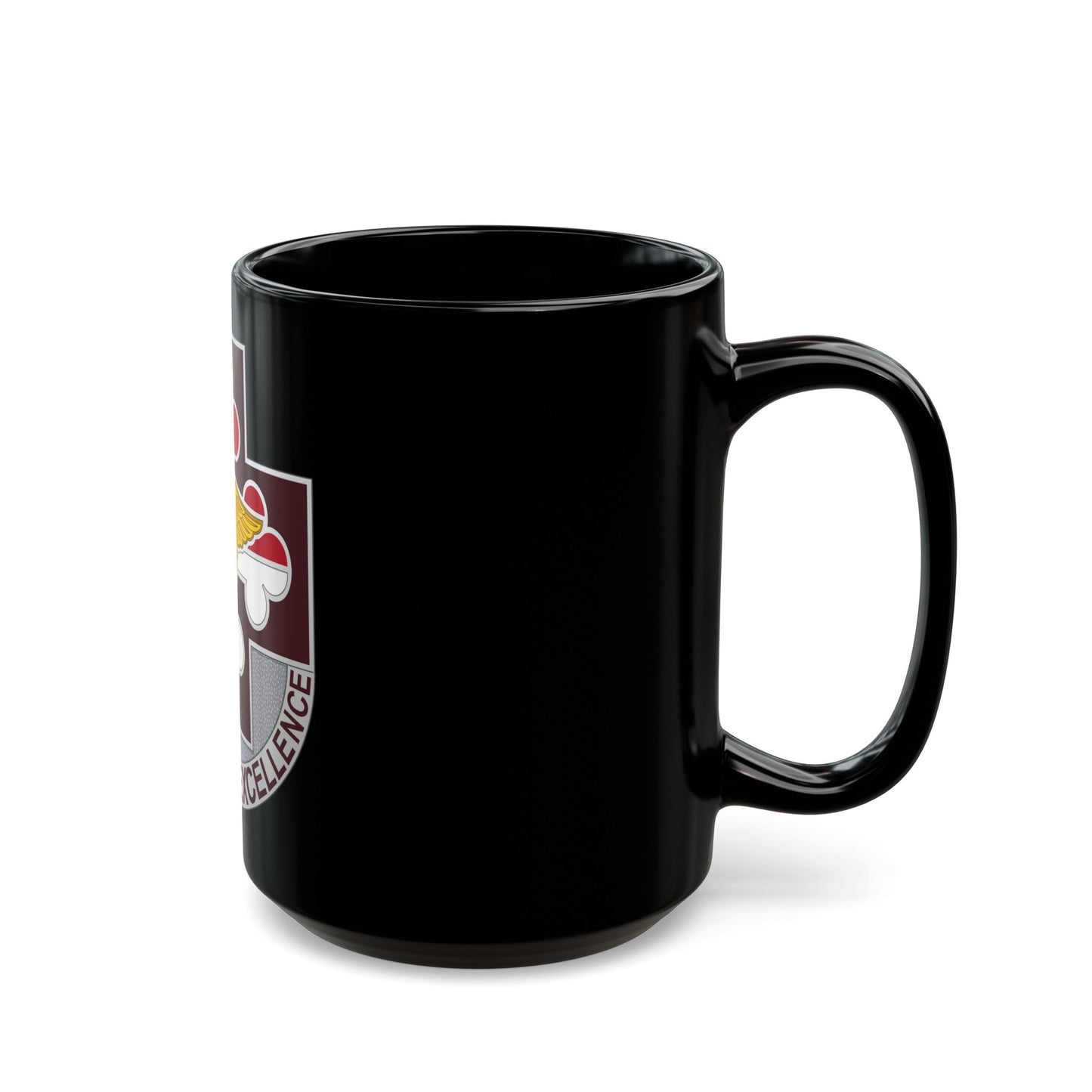 Dental Health Activity Fort Meade (U.S. Army) Black Coffee Mug-The Sticker Space